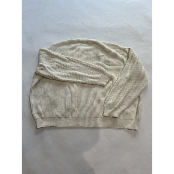 Jeu Illimite Logo Knit Sweater in Cream Black - Picture 4 of 7